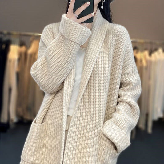 A knit jacket