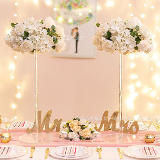 A acrylic flower stand