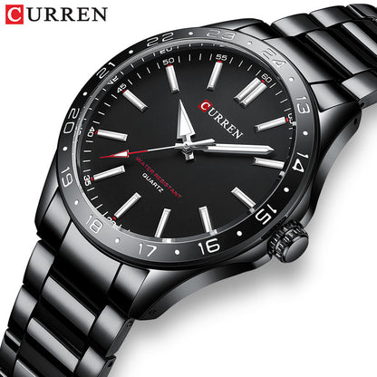A 8452 Casual Quartz Watch Men's Watch, Steel Strap Watch, Business Men's Watch - Mixbatch