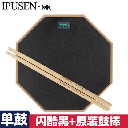 A 12-inch drum practice pad