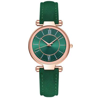 A Amazon wish new belt watch, women colorful face sun pattern quartz watch Women Watches - Mixbatch