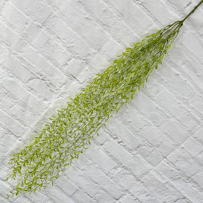 A large willow leaf new willow leaf simulation green plant wedding hall wall hanging home garden plant wall