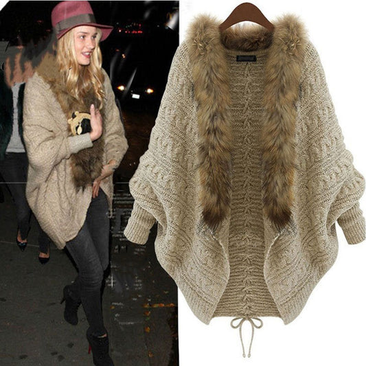 A fur collar jacket