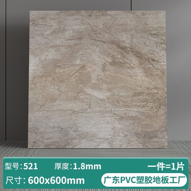 A pvc stone plastic floor self-adhesive plastic floor leather cement floor directly paving renovation wear-resistant waterproof flame retardant