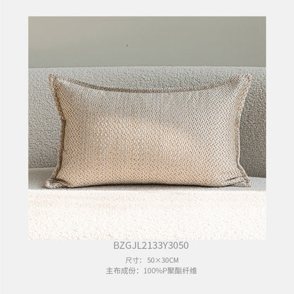 وسادة زينة من قماش الجاكار