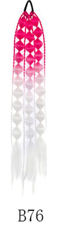 A [Children's New Products] Girls twist ponytail lantern bubbles, stage drama New Chinese ponytail Internet celebrity braids - Mixbatch