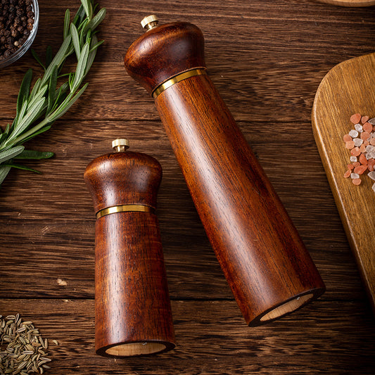A pepper grinder