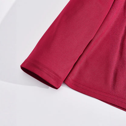 A European and American cross-border men's polo shirt fashion lapel golf wear men's sports long-sleeved POLO shirt wholesale