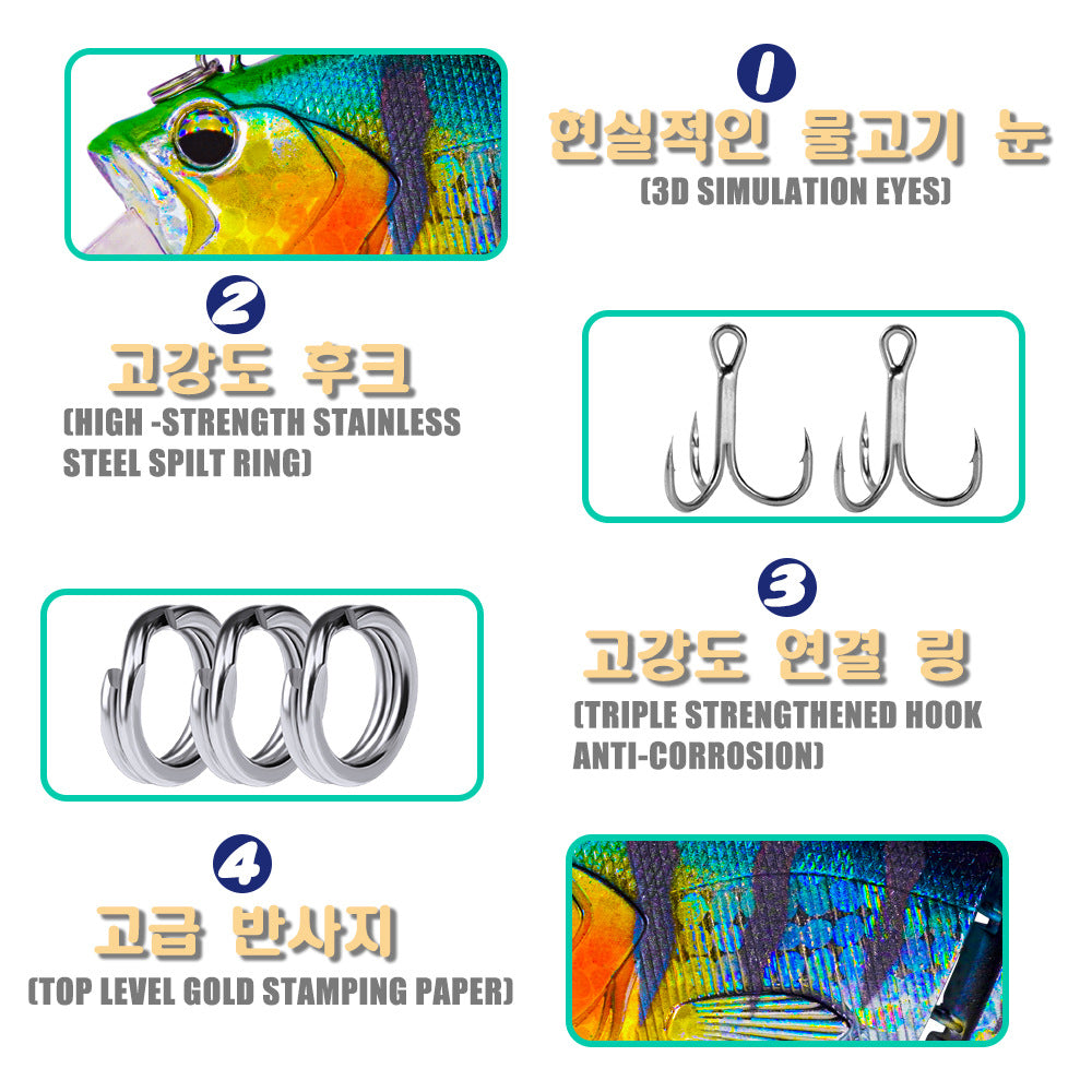 A Realistic Multi-section Swimbait  Slow Sinking