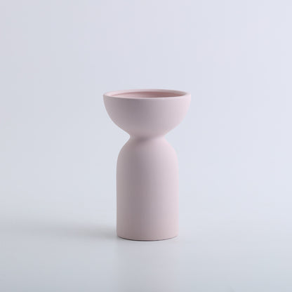 A ceramic vase decorative ornament