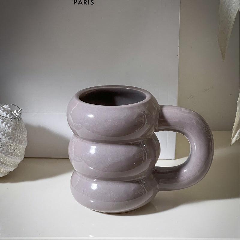 A ceramic mug water cup