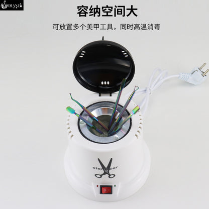 A Nail art tool disinfection cup high temperature disinfection beauty salon tool high temperature disinfection scissors tweezers automatic disinfection - Mixbatch