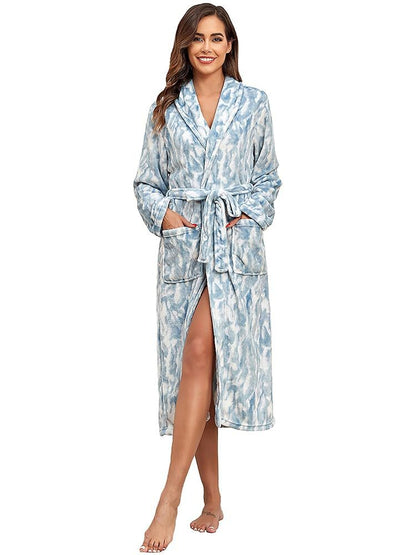 A bathrobe