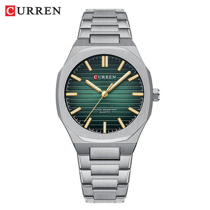 A  8456 men's steel belt business watch quartz simple men's watch cross-border explosion spot wholesale
