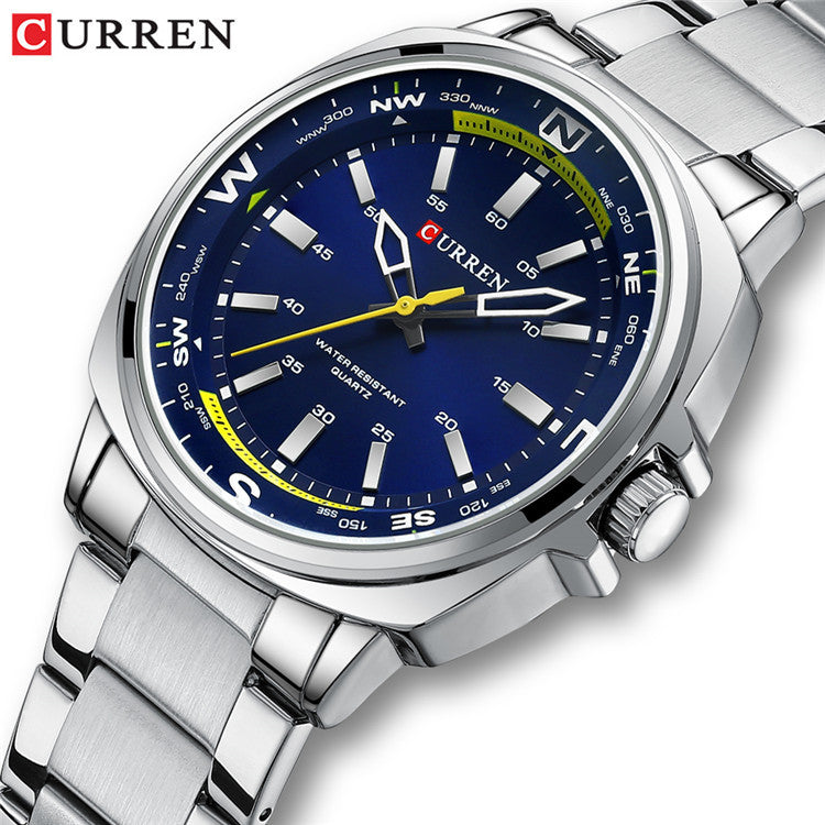 A  the new 8455 simple foreign trade hot-selling watch men's watch fashion casual personality popular - Mixbatch