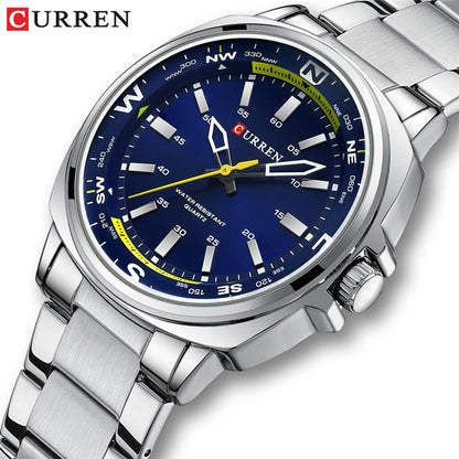 A  the new 8455 simple foreign trade hot-selling watch men's watch fashion casual personality popular - Mixbatch