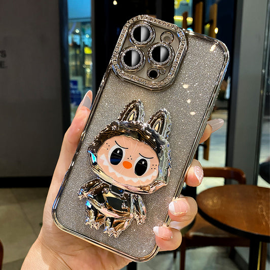 A mirror holder phone case