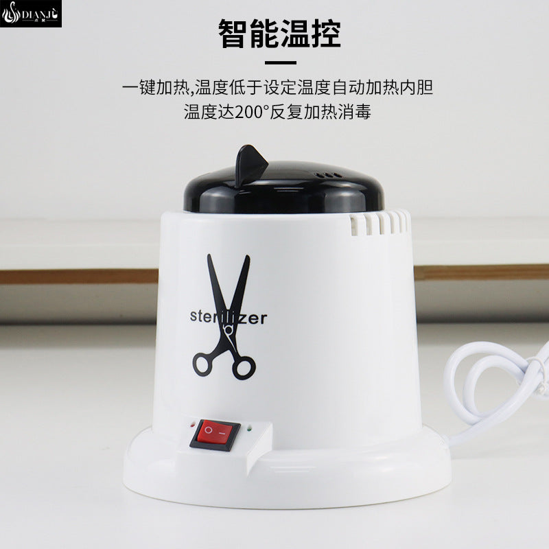 A Nail art tool disinfection cup high temperature disinfection beauty salon tool high temperature disinfection scissors tweezers automatic disinfection - Mixbatch