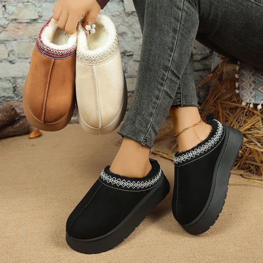 A plush slipper