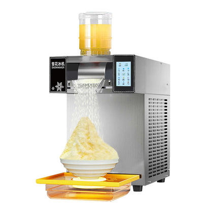 A summer new four-flavor snowflake ice machine commercial stall ice noodles ice snow ice Internet celebrity explosion ice machine