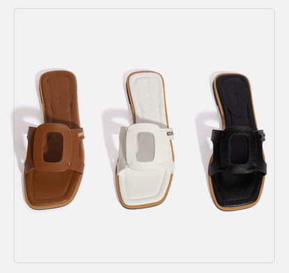A slippers ladies summer flat beach sandals