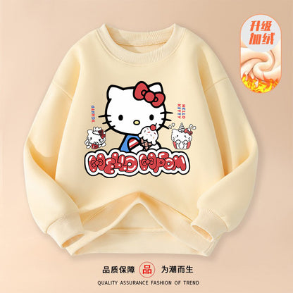 A children's fleece sweater