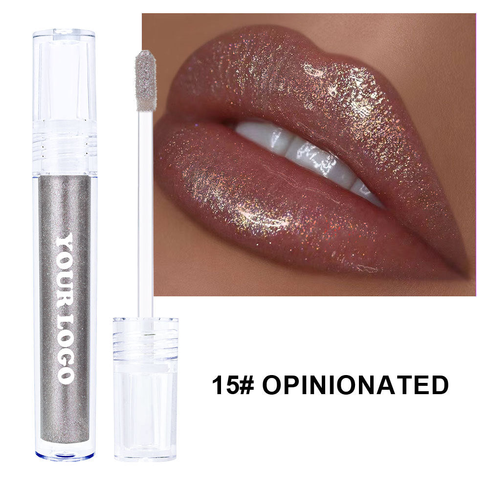 A mirror water gloss lip gloss lip glaze —— Customizable logo MOQ 100 pieces
