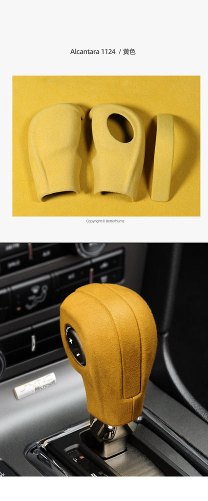 A Alcantara for Ford Mustang 2009-2013 Shift Cover Gear Bar Shell Interior Modification Sticker