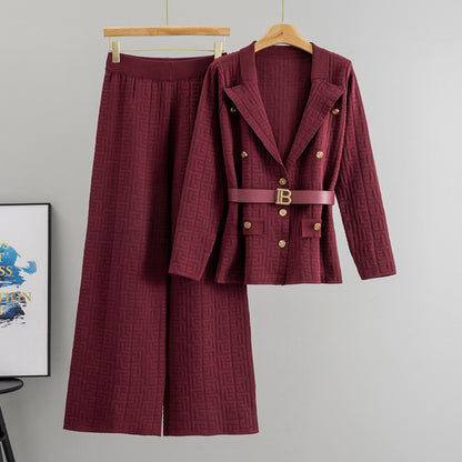 A long sleeve suit