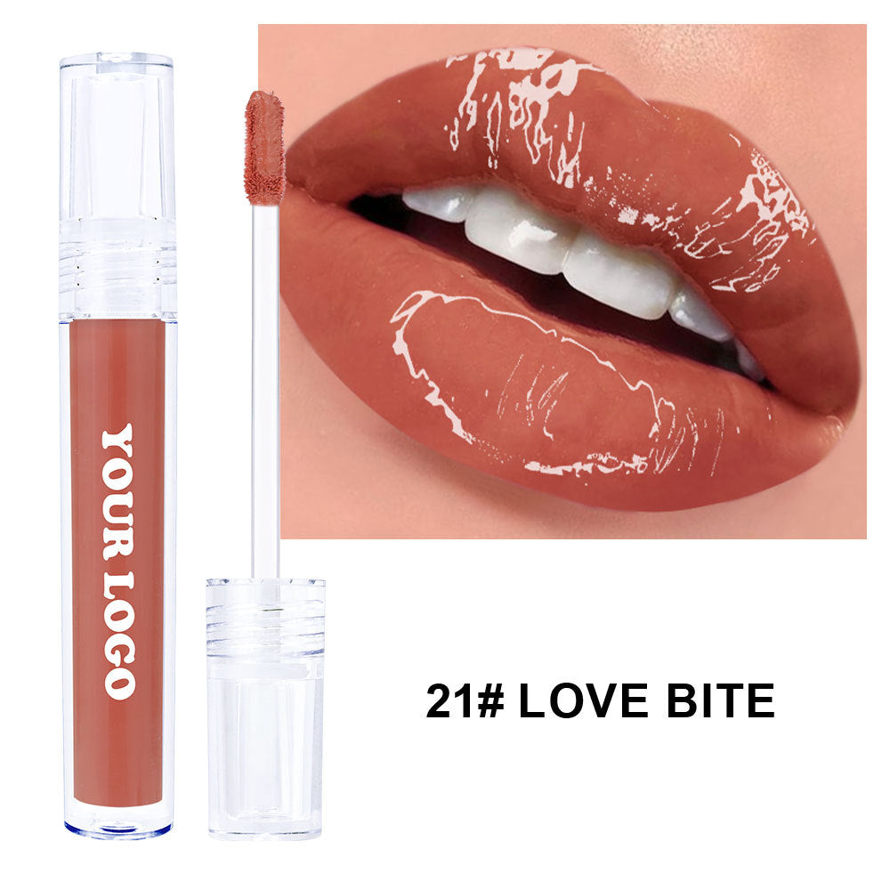 A mirror water gloss lip gloss lip glaze —— Customizable logo MOQ 100 pieces