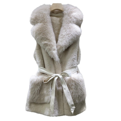 A warm plush vest