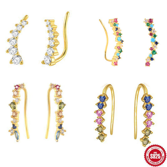 A S925 silver stud earrings