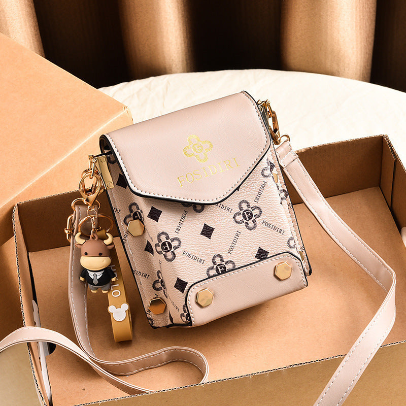 A live broadcast new mini mobile phone bag Internet celebrity live broadcast bag fashion shoulder messenger bag retro small bag - Mixbatch