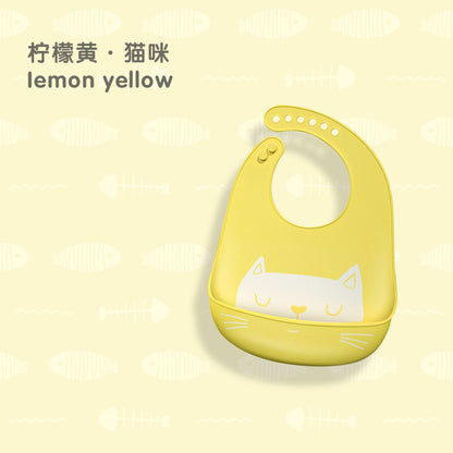 Baby silicone bibs, baby eating bibs,  waterproof rice pockets,saliva napkins 0.08kg - Mixbatch