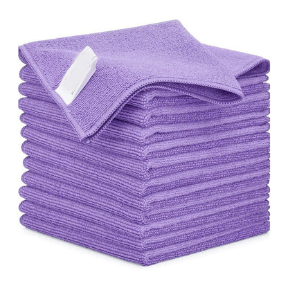 A 350G warp knitted microfiber towel high elastic silk locking edge does not shed hair and does not fade housekeeping cleaning kitchen rag
