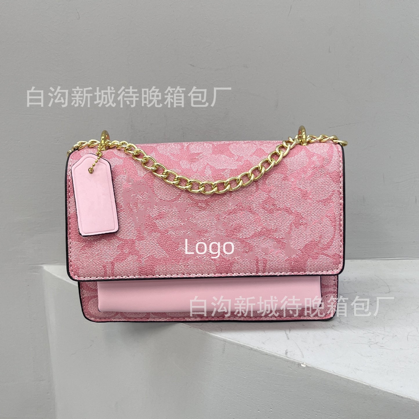 A cross-border bags chain old flower versatile new women's bags simple trend line foreign trade shoulder crossbody armpit women's bags - Mixbatch