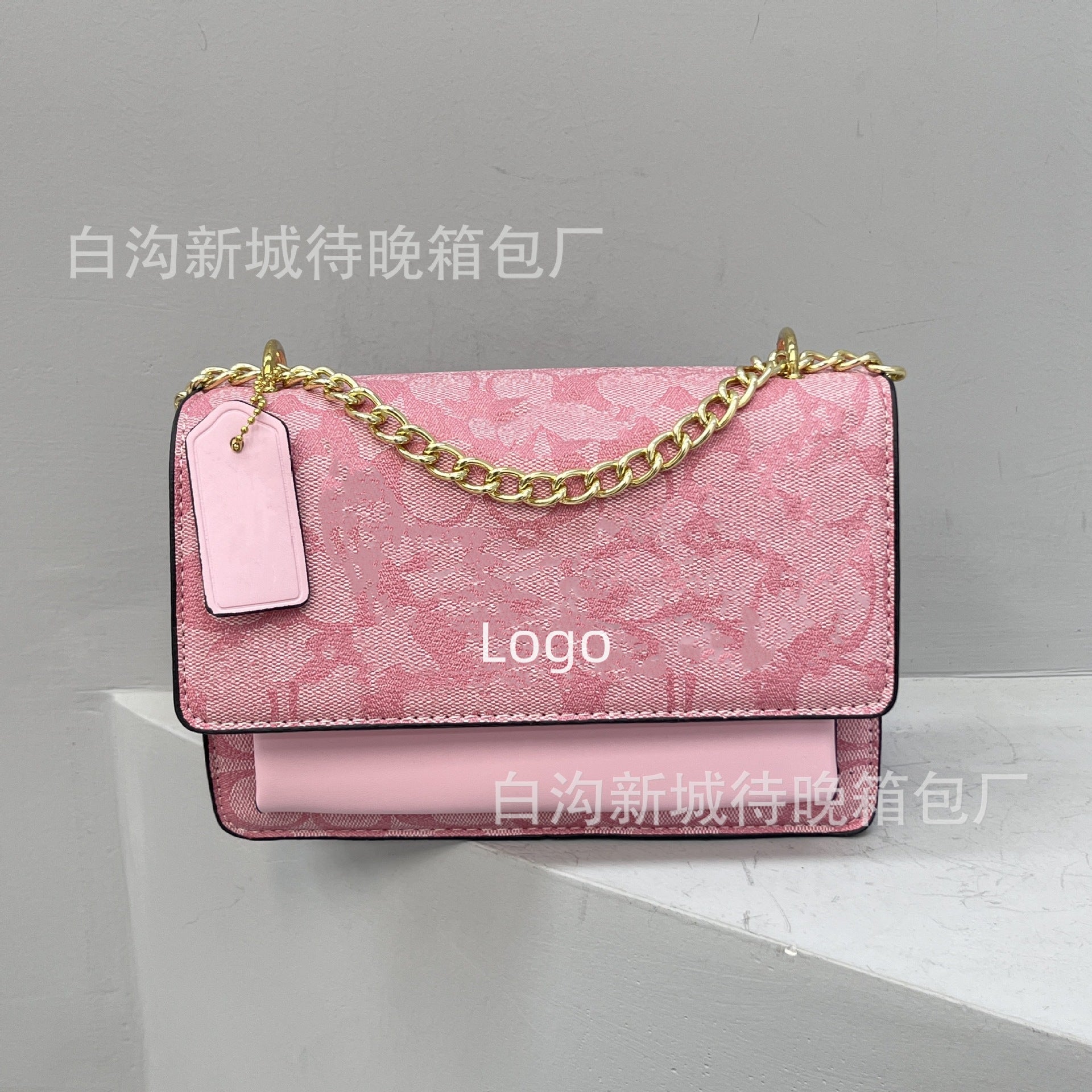 A cross-border bags chain old flower versatile new women's bags simple trend line foreign trade shoulder crossbody armpit women's bags - Mixbatch