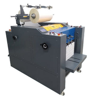 A Easy Printing Hydraulic Laminating Machine Fully Automatic Heavy Oil Heating Feida Feeding Laminating Machine Laminating Machine Pneumatic Breaking