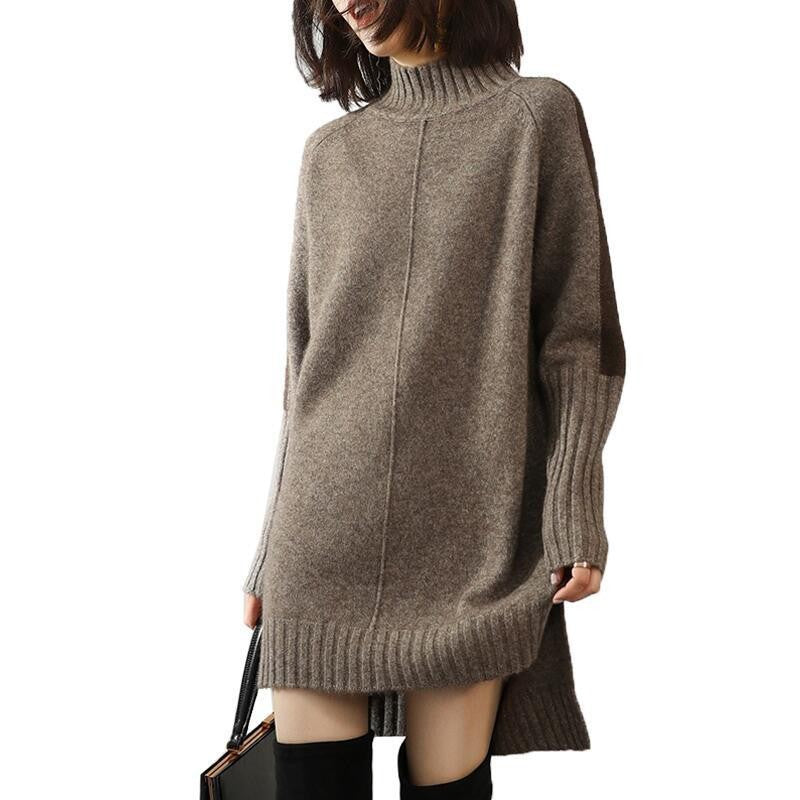 A half turtleneck medium and long top