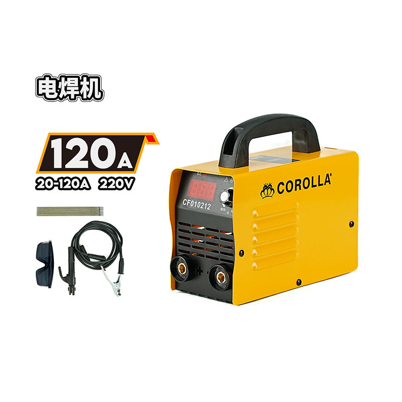 A European round hole 220v household small electric welding machine 120A spot welding machine portable handheld welding machine