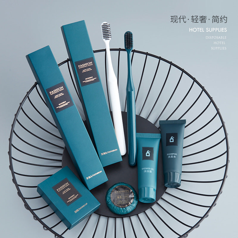 Star hotel homestay special disposable toiletries set toothbrush hotel disposable slippers