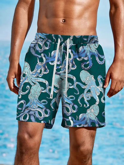 A men's loose beach pants