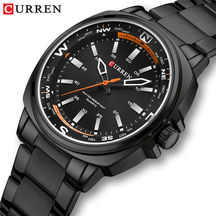 A  the new 8455 simple foreign trade hot-selling watch men's watch fashion casual personality popular - Mixbatch