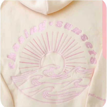 A sweater embroidered sweater