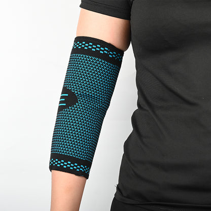 A Sports Knitting Pressurized Elbow Pads Basketball Sports Arm Pads Elbow Pads Men and Women Sweating Breathable Riding Warm Knitting Elbow Pads