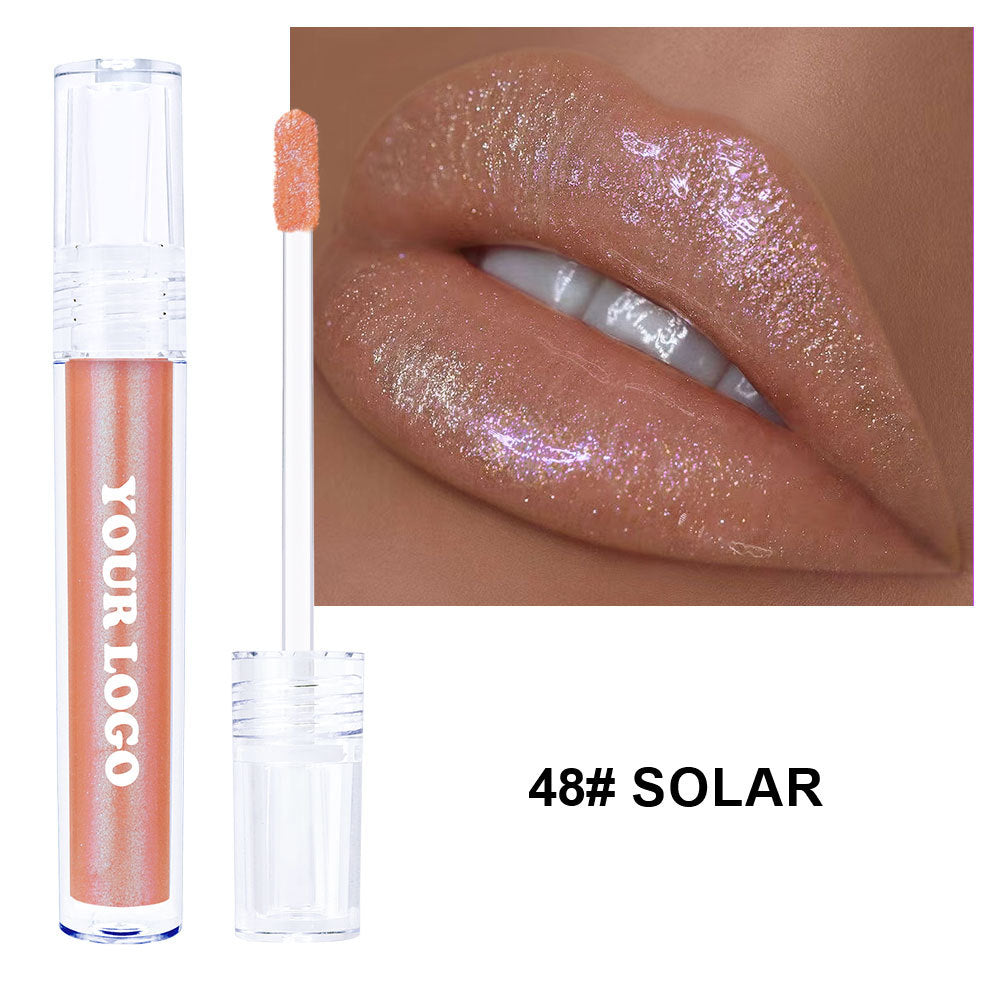 A mirror water gloss lip gloss lip glaze —— Customizable logo MOQ 100 pieces