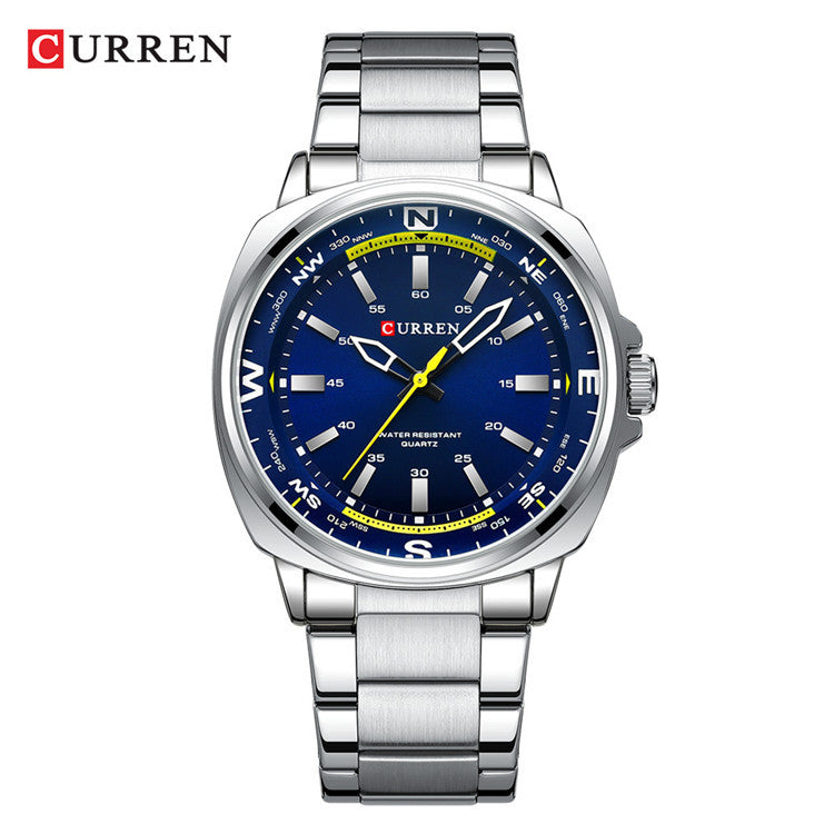 A  the new 8455 simple foreign trade hot-selling watch men's watch fashion casual personality popular - Mixbatch