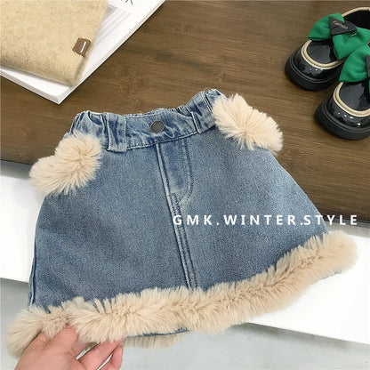 A children's top and skirt