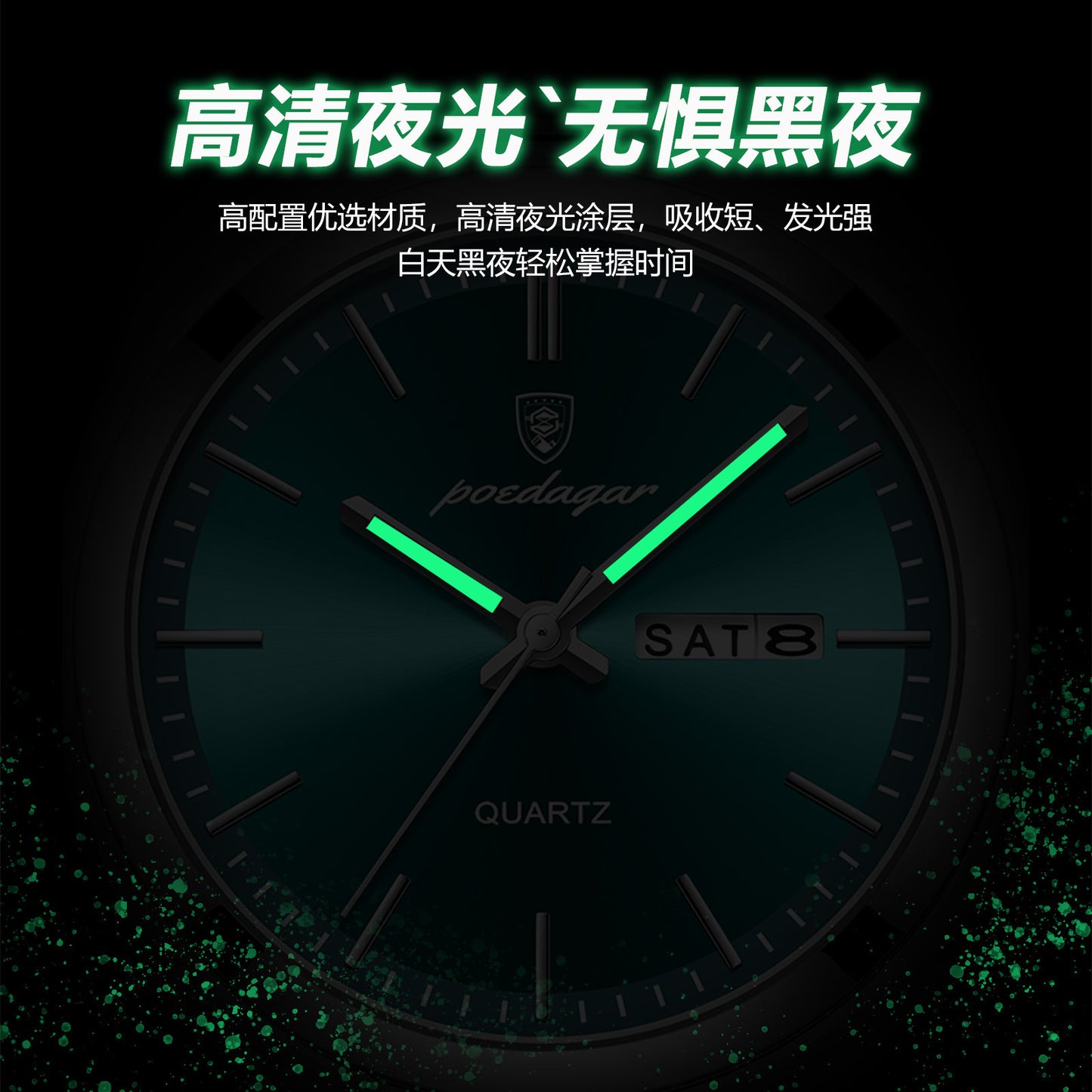 Xīnkuǎn fángshuǐ shuāng rìlì nán xuéshēng wàimào xiūxián shíshàng yùndòng shíyīng biǎo 930 24 / 5,000 New waterproof dual calendar male student foreign trade leisure fashion sports quartz watch 930