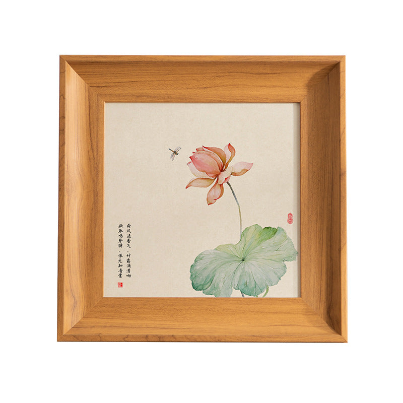 A retro square photo frame table square a4 inch American photo frame sketch calligraphy wall picture frame